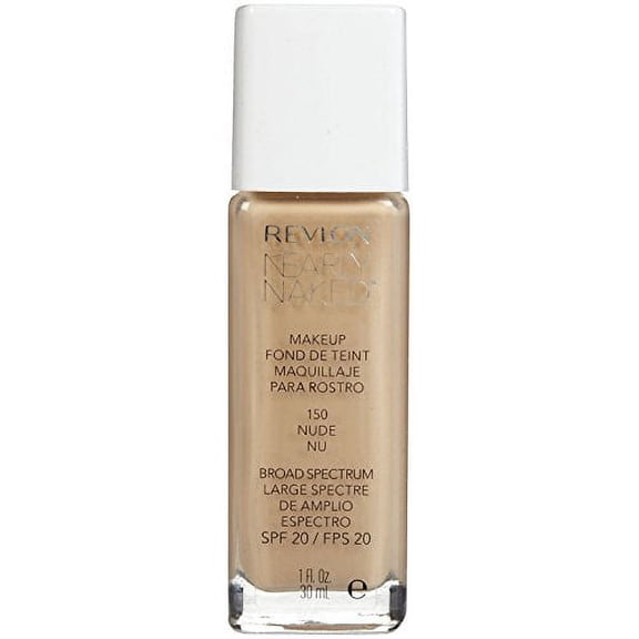 2 Pack Revlon Nearly Naked Makeup - Nude - 1 oz