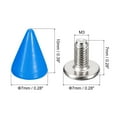 thumbnail image 2 of 20 Sets Cone Spikes Studs 7x10mm Studs and Spike Screw Back Rivet Blue, 2 of 5