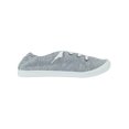 thumbnail image 2 of Zig Gray Women Soda Shoes Flat Linen Canvas Fashion Sneakers Comfortable Insoles Slip On Lace Up Style Loafers, 2 of 4
