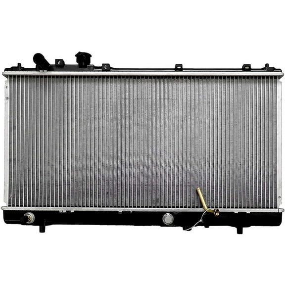 ECCPP Radiator for 2002 2003 for Mazda Protege5 hatchback Base and 4 pcs Oil Hose Clamps