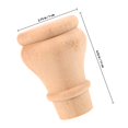 thumbnail image 2 of FESTFENDS Khaki Wooden Leg 1Set for Furniture Home Use European Design, 2 of 7