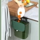 thumbnail image 5 of Bote de basura con tapa de 9 l para colgar en la puerta del armario de la cocina, color blanco, 5 of 8