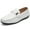 White, variant on Men's Casual Loafers Slip On Leather Shoes Comfortable Lightweight Driving Shoes Male Moccasins Classic Penny Loafer Flats Boat Shoes Outdoor Walking Shoes