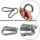 thumbnail image 3 of Mosquetón M4 de acero inoxidable 304, mosquetón con resorte para bombero, mosquetón con clip para cinturón para acampar, senderismo, hamaca, columpio, paquete de 6, 3 of 5