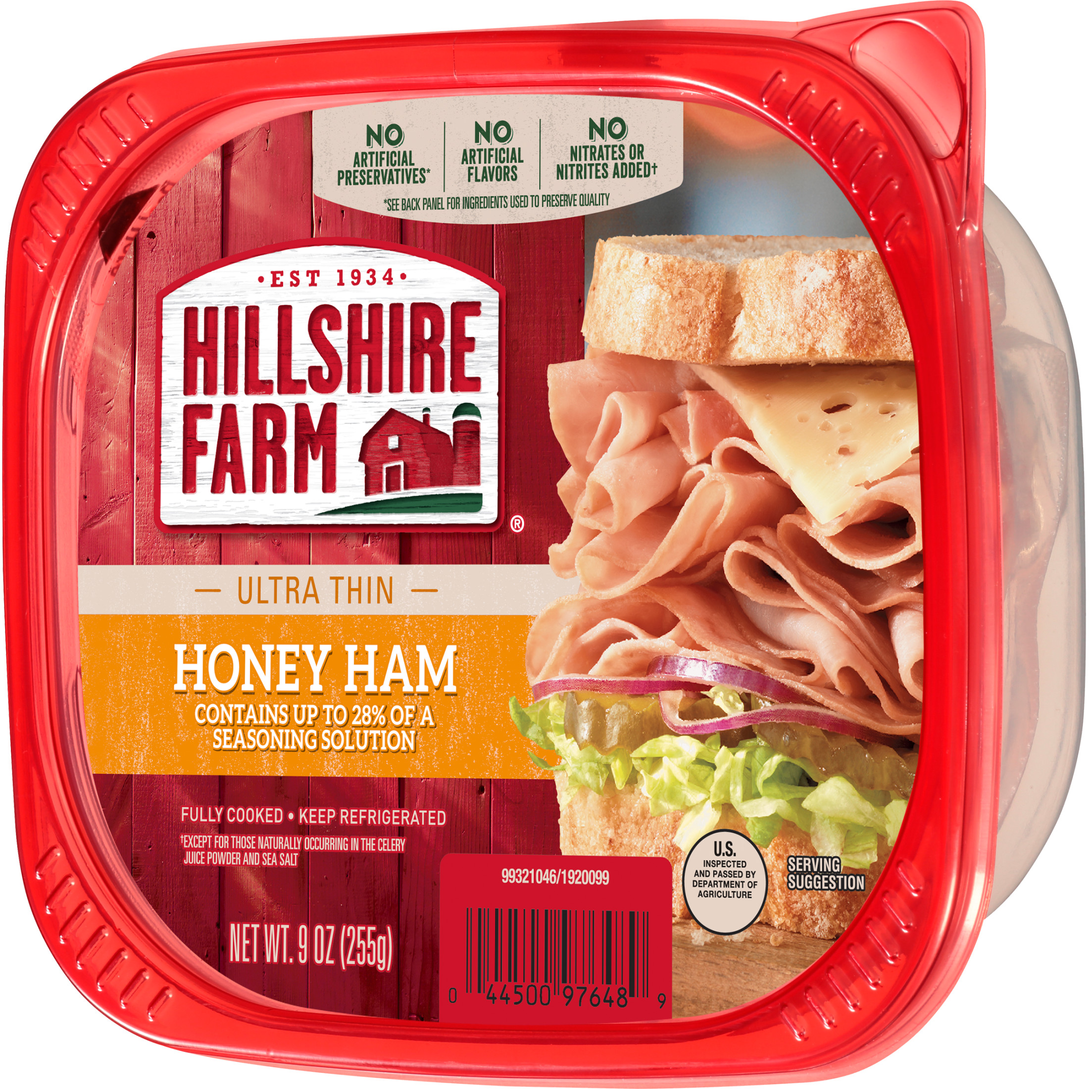 Hillshire Farm Sliced Honey Ham Deli Lunch Meat, 9 Oz - Walmart.com