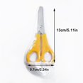 thumbnail image 2 of YIMWNYI 2Pcs Versatile Scissors Set with Ruler and Practice Scissors, Graduated Office Scissors for Precise Cutting, Durable Stainless Steel Blades, Comfortable Handles, Comes with PVC Storage Bag, 2 of 6