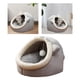 thumbnail image 4 of Cama grande para gatos, casa para mascotas con juguete colgante, cama para dormir para perros, escondite, perrera inferior antideslizante, almohadil Gris M Yinane Camas para gatos, 4 of 5