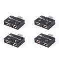 thumbnail image 1 of Cargador USB 2.0 macho a hembra doble, 4 puertos USB, adaptador y conversor de CC de 5 V, 1 of 7