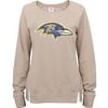 NFL Juniors Baltimore Ravens Scoop Neck Sweatshirt with Sequins Logo