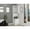 White, variant on Gray Corner Bar Cabinet Up, 8 Bottle , Double Door, 2 Open Shelves, 12 Wine Glass Rack - Dining Room Elemental With Build, Intrigue