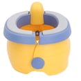 thumbnail image 1 of Potty Portátil Plegable y Reutilizable Estructura ESTABLE VIJES ARRENAMIENTO PARA IR AL BAÑO PU BLANDO PARA INTERIERES Para Niños, 1 of 7