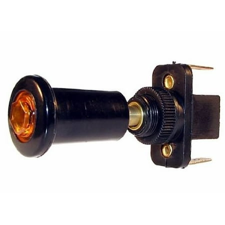 The Best Connection, Inc 2967F Amber Illum Push-Pull Switch 15 Amp 12V (Best Push Pull Routine)
