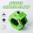 thumbnail image 3 of Barbell Clamps Pair of 2 Inch Quick Release Non-Slip Fitness Weightlifting Barbell Locking Rings, 3 of 8