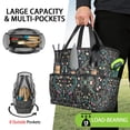 thumbnail image 2 of Garden Tool Bag,Pioneer Flower Floral Print Pattern Garden Tool Organizer,Garden Gifts,Waterproof Multi-Pocket Garden Tool Storage 11.8x5.5x11.4 Inch(Tools NOT Included), 2 of 6