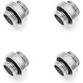 thumbnail image 1 of Barrow G1/4" Male to Male Mini Extender Fitting, Silver Shiny, 4-Pack, 1 of 1