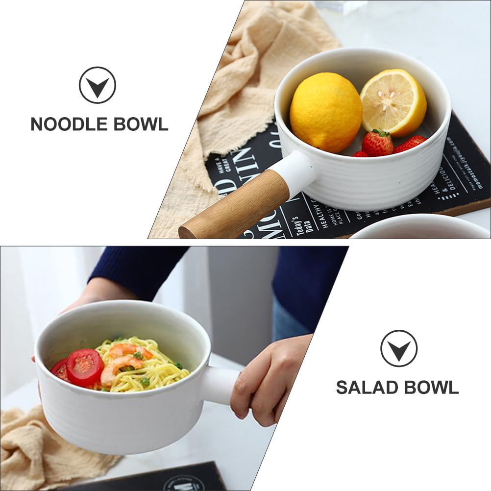HINTRMENT Ramen Noodle Bowls Ceramic Noodle Bowl Assorted Color 1Pack 10.8X5.9In