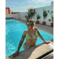 thumbnail image 2 of Gafas de Sol VANLINKER Pequeñas Modernas de Ojo de Gato Estrechas con Lente Verde, 2 of 5