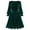 Green, variant on KYAIGUO Baby Kids Girls Velvet Dress Solid Color Striped Princess Dress Pleated Velvet Casual Dresses for Toddler Girls Fall Winter A-Line Midi Party Dresses for 2-13 Years Old