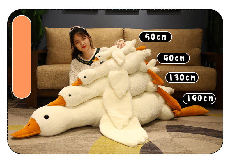 190cm Huge Goose Plush Toy Big Duck Doll Soft Stuffed Animal