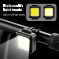 thumbnail image 4 of Led Bike Lights Set 100mAh 130/80 Lumen Bicycle Lights Front and Rear IPX5 Waterproof Bike Tail Light Type-C Rechargeable Rear Bike Light with Clip and Straps for Night Riding, 4 of 8