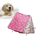 thumbnail image 4 of Cálido cojín con estampado de pata de dibujos animados para cachorro, manta suave de forro , alfombrilla para cama jinwen  Manta perro, 4 of 8
