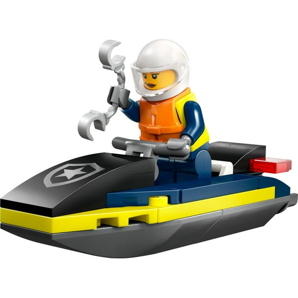 LEGO City Police Water Scooter Building Toy - Includes Police Office Minifigure - 30693