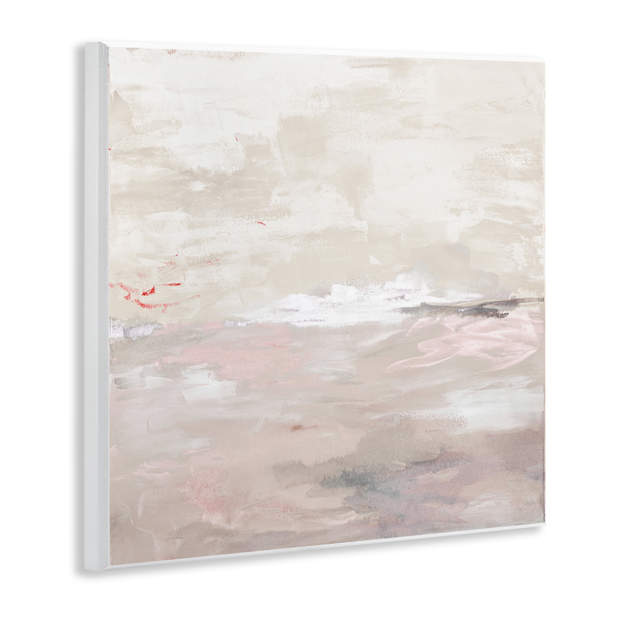 Stupell Industries Serenity Neutral Landscape Abstract Painting Unframed Art Print Wall Art, 12 x 12
