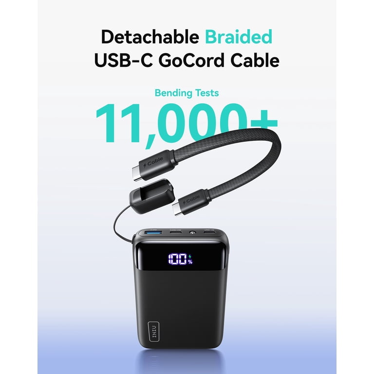 INIU Power Bank 20000mah,Bateria Portatil 22.5W PD3.0 Carga Rapida,Pila Protatil de 3 Salidas INIU Power Bank 20000mah,Bateria Portatil 22.5W PD3.0 Carga Rapida,Pila Protatil de 3 Salidas