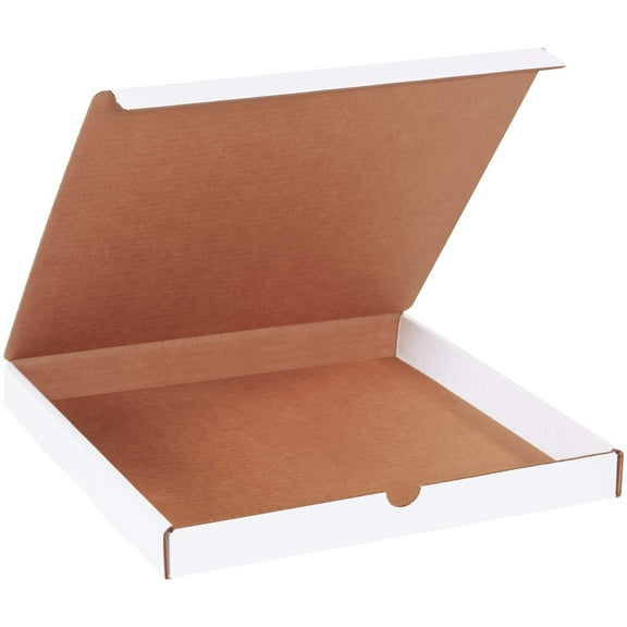 BOX USA BML12121 Literature Mailers, 12" x 12" x 1 1/4", White Pack of 50