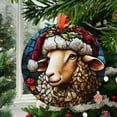 thumbnail image 2 of Sheep 12 Christmas Ornament, Holiday Tree Ornament, Gift for Mom, Love Day Home Decor, Festival Gift Ornament, Keepsake 2025, 2 of 5