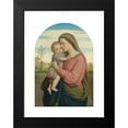 thumbnail image 2 of Franz Ittenbach 11x14 Black Modern Framed Museum Art Print Titled - Mother of Christ (1874), 2 of 5