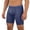 Dark Blue, variant on Telankuip Underwear for Men Solid Color Soft Breathable Casual and Sports Boxer Briefs Stretch Straight Leg Cut Slim Fitted Comfortable Supportive Daily Wear Underpants Yellow XL