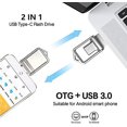 thumbnail image 5 of Memoria USB CHAO Mini USB 3.0 Tipo C 32 GB Dual OTG Impermeable, 5 of 5