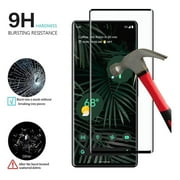 For Google Pixel 7 Pro Tempered Glass Screen Protector Designed to allow full functionality 3D Curved Edge Glass Full coverage Cover ,Xpm Screen Protector [ Clear Black ]