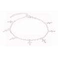 thumbnail image 1 of Pulsera Vintage Cruz Plata Ley 925 Para Mujer Ajustable Xtellar plateado, 1 of 4