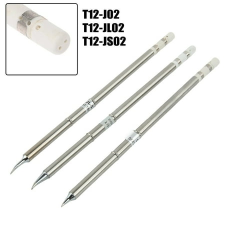 

3pcs T12 J Soldering Iron Tip For 950D 202 942 Soldering Station Welding Tool