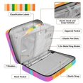 thumbnail image 4 of Haosy Accordion File Organizer Zipper Binder 500 Sheet 6-Tab Expanding File Folder Multi-Pocket 1.2 Inch 3 Ring Colorful Turtle, 4 of 7