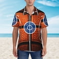 thumbnail image 3 of Men's Funky Hawaiian Shirt Short Sleeve Button Down Shirts Beach Party Holiday, 3 of 8