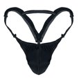 thumbnail image 2 of Men's Swim Shorts Sretch T-back Micro Thong Briefs Underwear Swimsuit, 2 of 3
