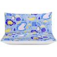 thumbnail image 3 of HAHDAXIA Animal Cute Pattern Bedding Solid Comforter Set for All Seasons,3 Pieces(1 Comforter+2 Pillowcases),Soft Microfiber Bedding Set Full(79"x90"), 3 of 7