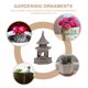 thumbnail image 2 of 3 piezas de micropaisaje, adorno de pagoda, estatuas de pagoda de cerámica, minimaceta, minilinterna, decoraciones de jardín, 2 of 6