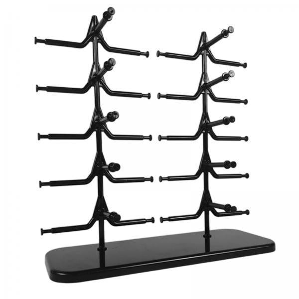 3x10 Pares De Sol Display Rack Eyeglasses Stand Holder Black 3 piezas Baoblaze estante para gafas de sol