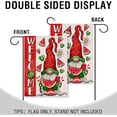 thumbnail image 4 of Welcome Summer Watermelon Gnome Small Decorative Garden Flag, Popsicle Daisy Yard Lawn Outside Decor, Seasonal Farmhouse Burlap Outdoor Home Decoration Double Sided 12.5 x 18, 4 of 6