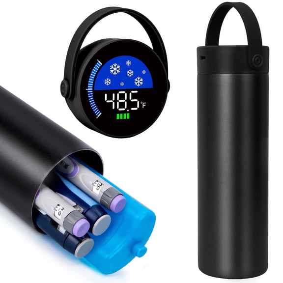 YOUSHARES Insulin Cooler Travel Case with Smart Temperature Display
