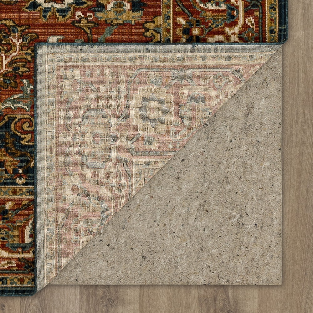 Mohawk Home Borrowdale Woven Ornamental Indoor Runner Rug, Red, 2' 6" x 10'