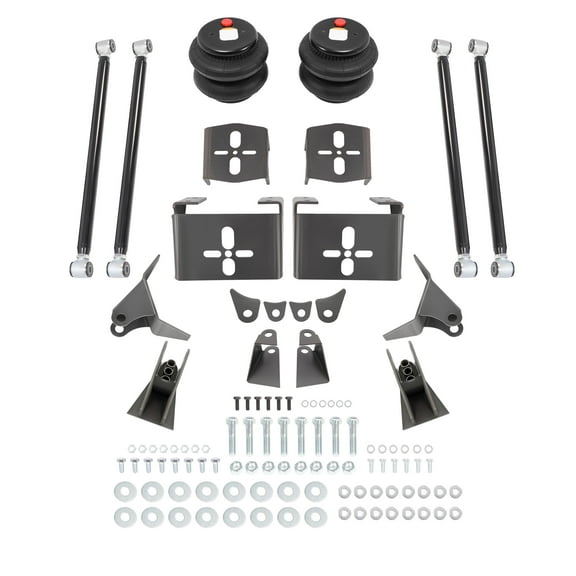 Kojem Weld On Triangulated 4 Link Kit 3.25" Axle Universal Air Ride Suspension Bags