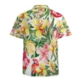 thumbnail image 3 of High Quality Hawaiian Shirts for Men Short Sleeve Aloha Beach Shirt Floral Summer Casual Button Down Shirts Blouses 7XWQHZ, 3 of 7