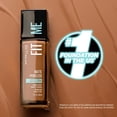 thumbnail image 6 of Maybelline Fit Me Matte + Poreless Liquid Foundation Makeup, 380 Espresso, 1 fl oz, 6 of 9