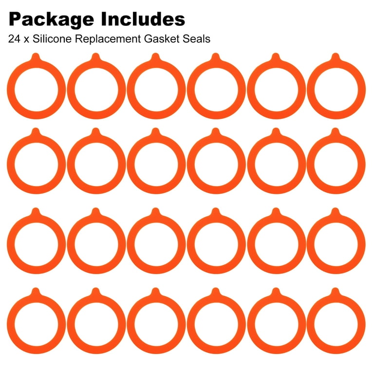  Prurex 4 Pack Replacement Silicone Sealing Rings Gaskets for 9  oz,12 oz,17 oz Vacuum Insulated Cola Shape Water Bottle : Tools & Home  Improvement