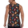 thumbnail image 3 of Gaeub Cute Animals Men's Athletic Tank Top, Workout Sleeveless Shirts, Running Tank Tops for Gym, Running, Training - XX-Large, 3 of 9